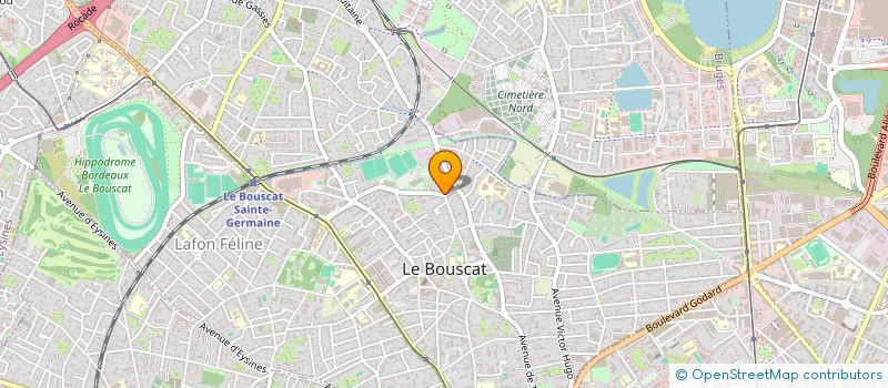 localisation de l'entreprise SCI QUAI LOUIS XVILL à LE BOUSCAT