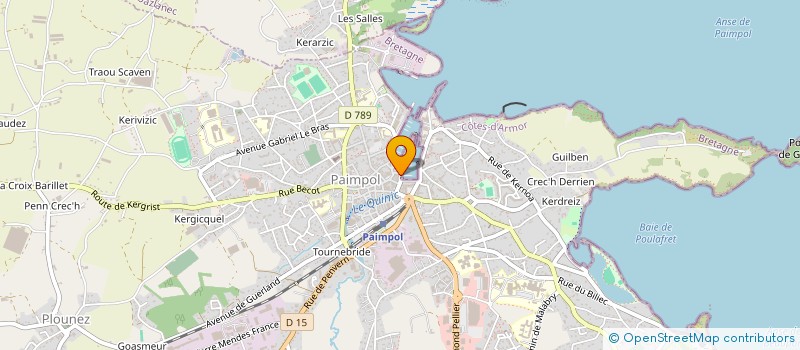 localisation de l'entreprise SCI QUAI MORAND  PAIMPOL