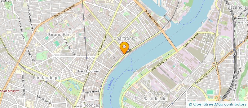 localisation de l'entreprise SCI QUAI RIVE GAUCHE  BORDEAUX