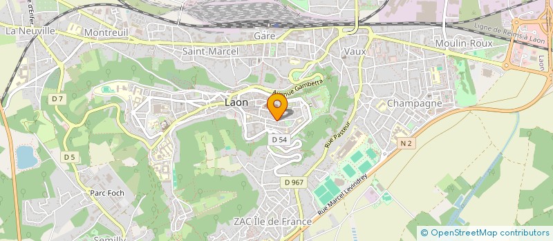 localisation de l'entreprise SCI QUAI SAINT JEAN à LAON