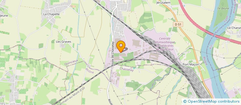 localisation de l'entreprise SCI QUAI SARRAIL  QUINCIEUX