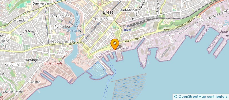 localisation de l'entreprise SCI QUAI SUD  BREST