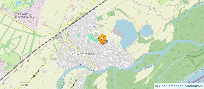localisation de l'entreprise SCI QUAI UN NORD  LA WANTZENAU