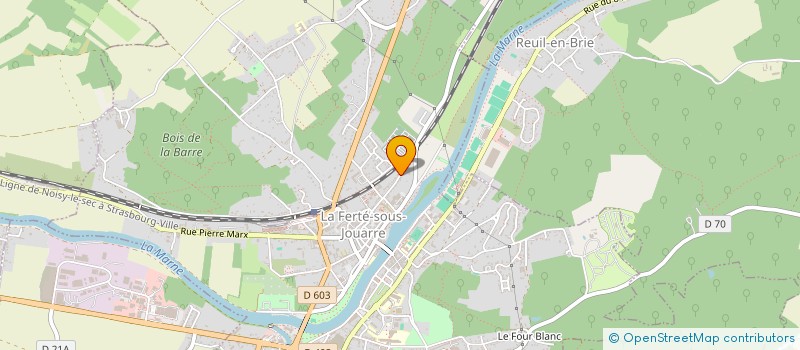 localisation de l'entreprise SCI QUAI VOULZIE à LA FERTE-SOUS-JOUARRE