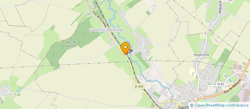 localisation de l'entreprise SCI QUALICO  GAUCHIN-VERLOINGT