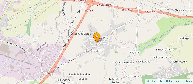 localisation de l'entreprise SCI QUALIMMO  TREGUEUX