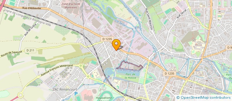 localisation de l'entreprise SCI QUALIPAINS à AMIENS