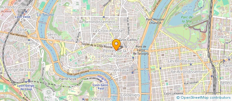 localisation de l'entreprise SCI QUALIS  LYON