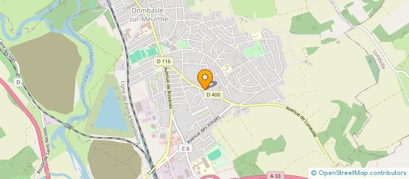 localisation de l'entreprise SCI QUALITE IMMOBILIER  DOMBASLE-SUR-MEURTHE