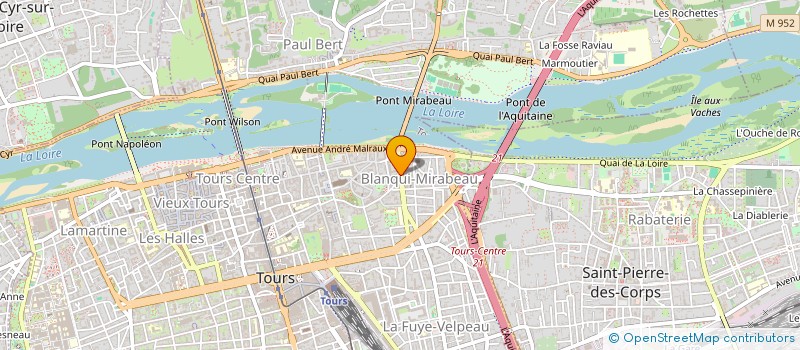 localisation de l'entreprise SCI QUANT  TOURS