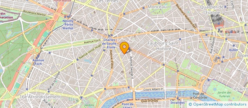 localisation de l'entreprise SCI QUANTIMMO à NEUILLY-SUR-SEINE