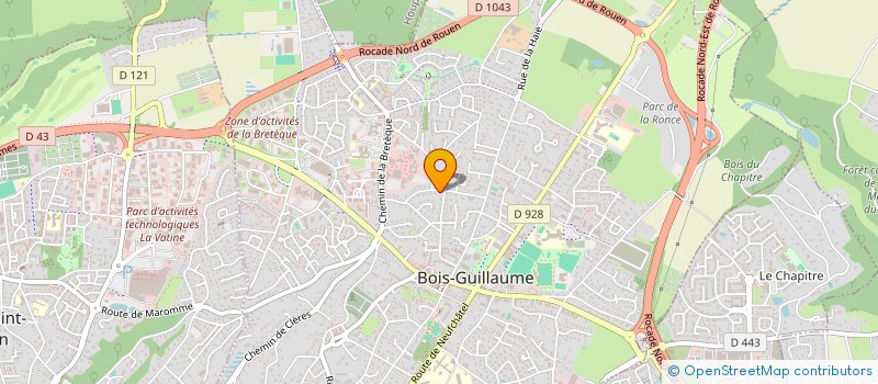 localisation de l'entreprise SCI QUANTIN FILHOLS  BOIS-GUILLAUME