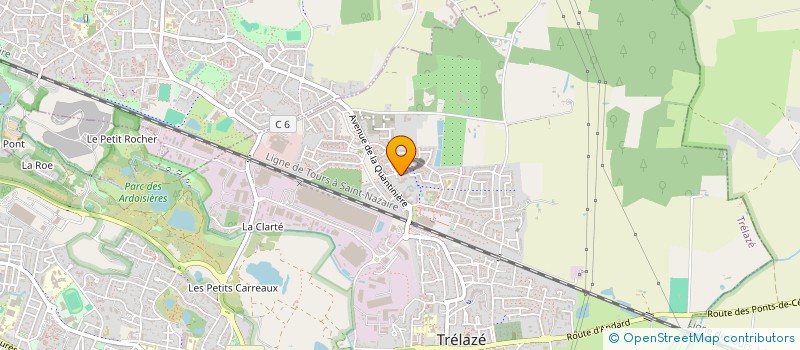 localisation de l'entreprise SCI QUANTINIERE ELEVAGE  TRELAZE