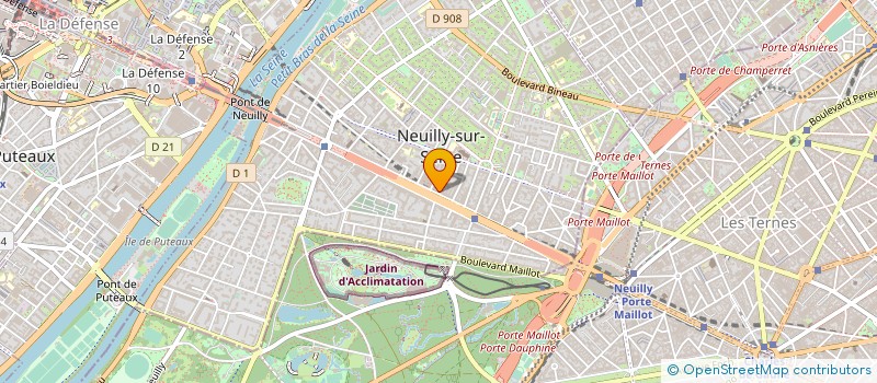 localisation de l'entreprise SCI QUANTUM GIRANDIERE CLERMONT-FERRAND à NEUILLY-SUR-SEINE