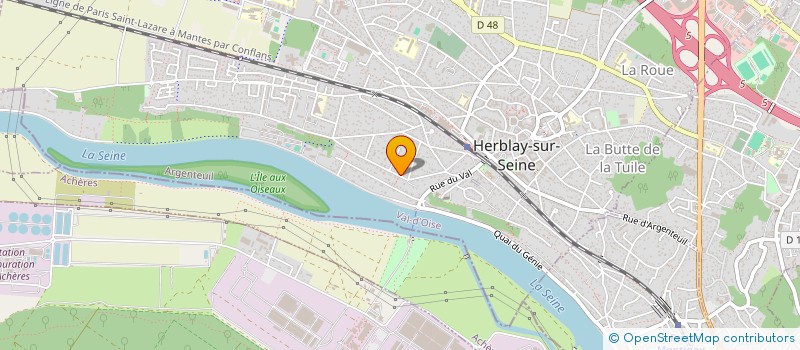 localisation de l'entreprise SCI QUANTUS TRUFFAUT BAYONNES  HERBLAY-SUR-SEINE