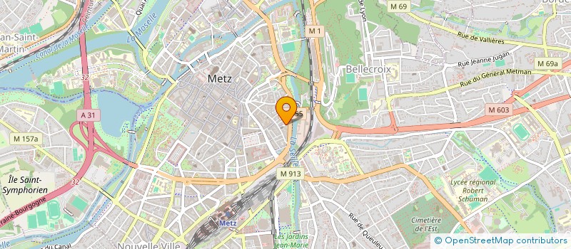 localisation de l'entreprise SCI QUARANTE DEUX  METZ