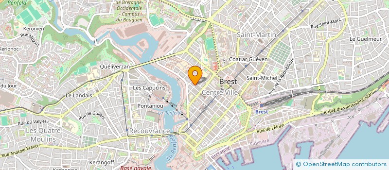 localisation de l'entreprise SCI QUARANTE TROIS  BREST