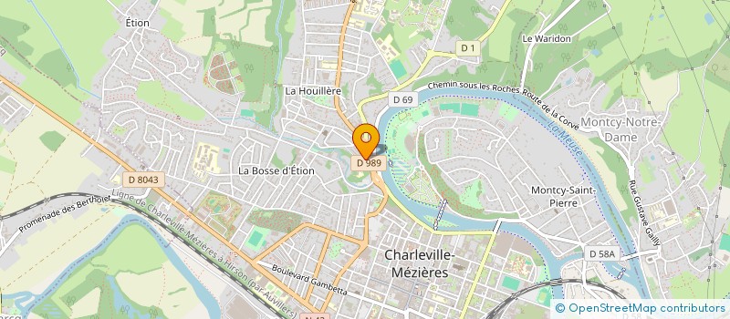 localisation de l'entreprise SCI QUARATO à CHARLEVILLE-MEZIERES