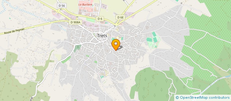 localisation de l'entreprise SCI QUARK à TRETS