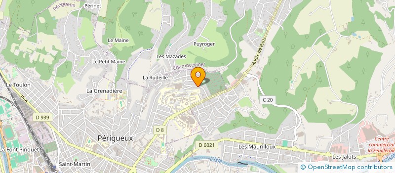 localisation de l'entreprise SCI QUARLOGE à PERIGUEUX
