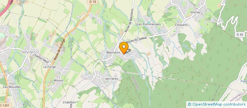 localisation de l'entreprise SCI QUARTER CAT  ARCHAMPS