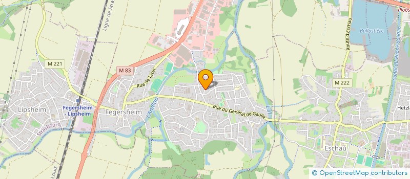 localisation de l'entreprise SCI QUARTIER BLANC  FEGERSHEIM