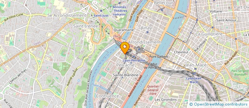 localisation de l'entreprise SCI QUARTIER DE LA CITE  LYON