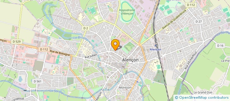 localisation de l'entreprise SCI QUARTIER DE LA DEMI LUNE à ALENCON