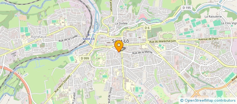 localisation de l'entreprise SCI QUARTIER DE MOUDROUMO  SAINT-LO