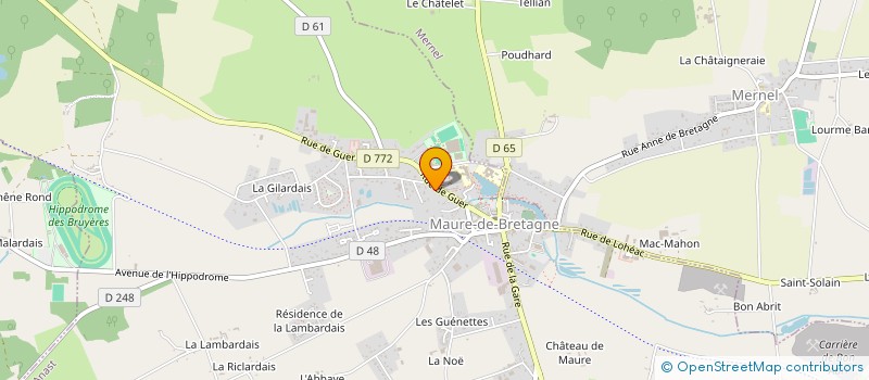 localisation de l'entreprise SCI QUARTIER DES PREAUX  VAL D'ANAST