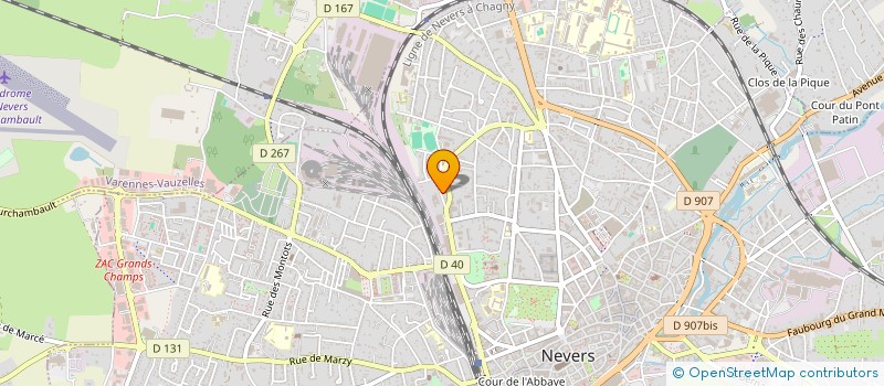 localisation de l'entreprise SCI QUARTIER FAIDHERBE à NEVERS