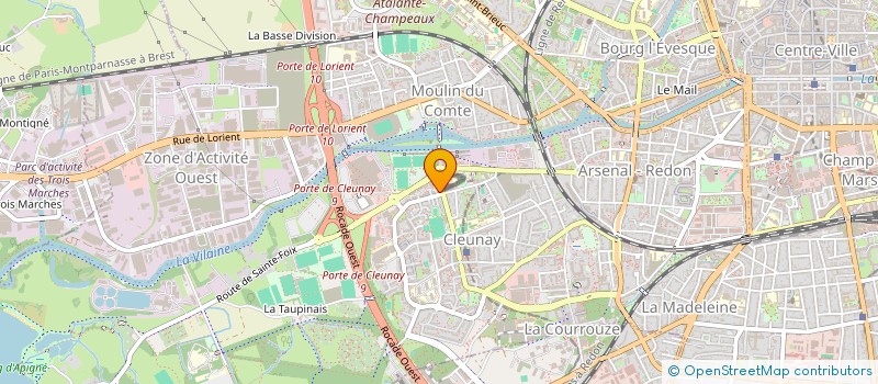 localisation de l'entreprise SCI QUARTIER - FREBARDIERE  RENNES