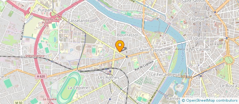 localisation de l'entreprise SCI QUARTIER VICTOR HUGO  TOULOUSE