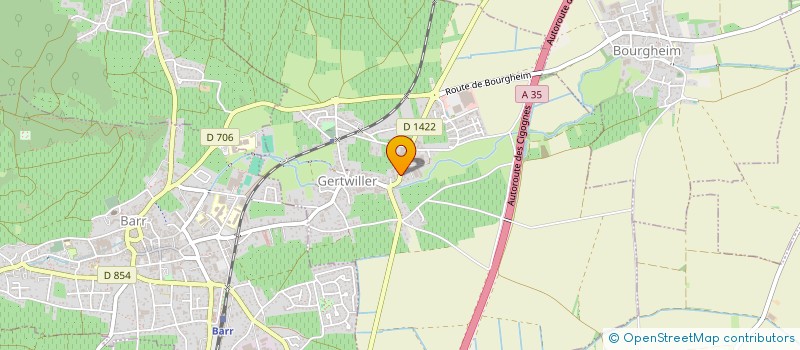 localisation de l'entreprise SCI QUARTO  GERTWILLER