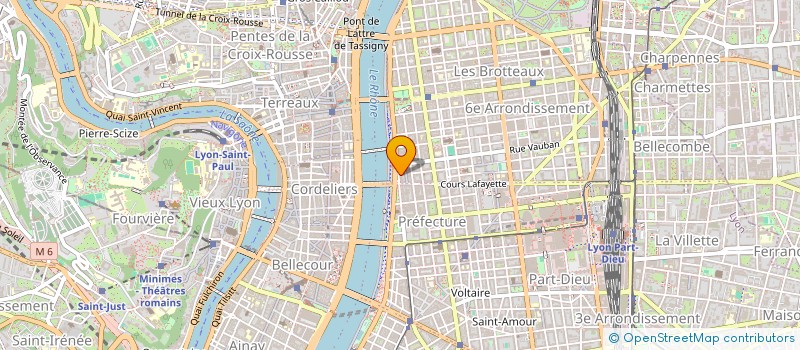 localisation de l'entreprise SCI QUARTZ 2019  LYON