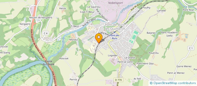 localisation de l'entreprise SCI QUARTZ  PONT-DE-BUIS-LES-QUIMERCH