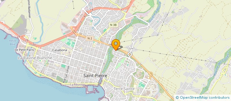 localisation de l'entreprise SCI QUARTZ ROSE à SAINT-PIERRE