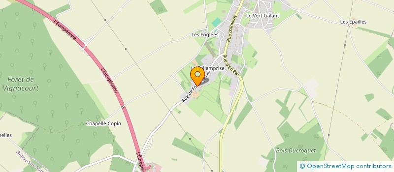 localisation de l'entreprise SCI QUASAR  VIGNACOURT