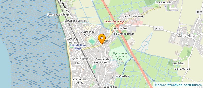 localisation de l'entreprise SCI QUAT'PATTES  CHATELAILLON-PLAGE