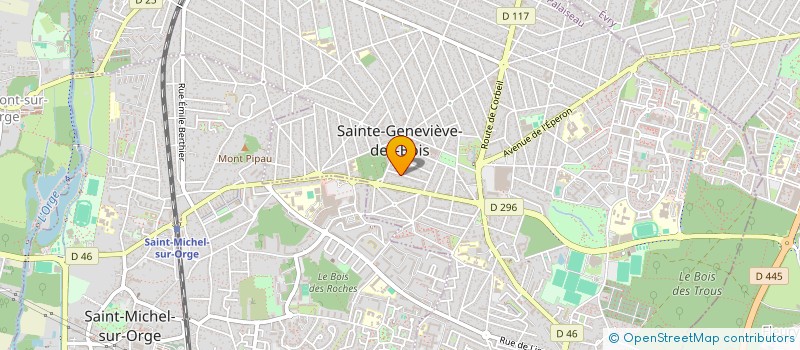 localisation de l'entreprise SCI QUATAG à SAINTE-GENEVIEVE-DES-BOIS