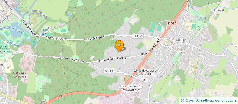 localisation de l'entreprise SCI QUATER  CHANGE