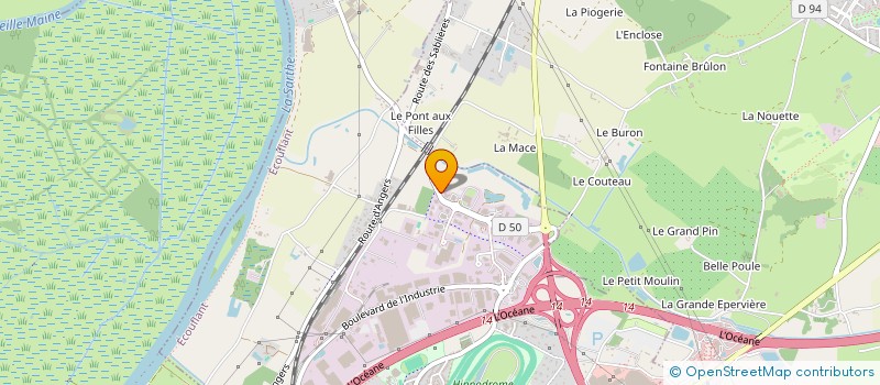 localisation de l'entreprise SCI QUATOR  ECOUFLANT