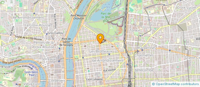 localisation de l'entreprise SCI QUATORZE  LYON