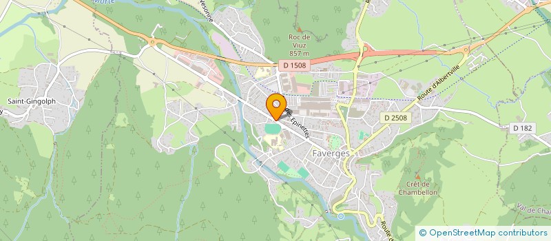 localisation de l'entreprise SCI QUATORZE  TALLOIRES-MONTMIN