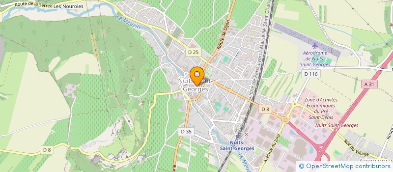 localisation de l'entreprise SCI QUATORZE RUE DU GRENIER A SEL à NUITS-SAINT-GEORGES