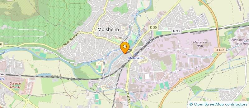 localisation de l'entreprise SCI QUATORZE.TROIS  MOLSHEIM