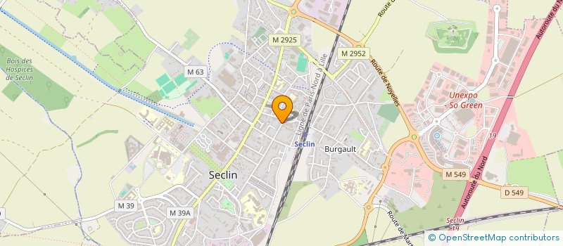 localisation de l'entreprise SCI QUATORZIEME APOLLINE  SECLIN