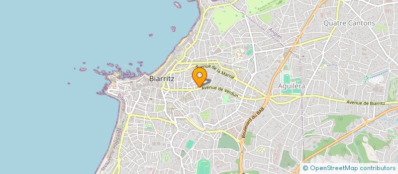 localisation de l'entreprise SCI QUATRAI'M à BIARRITZ