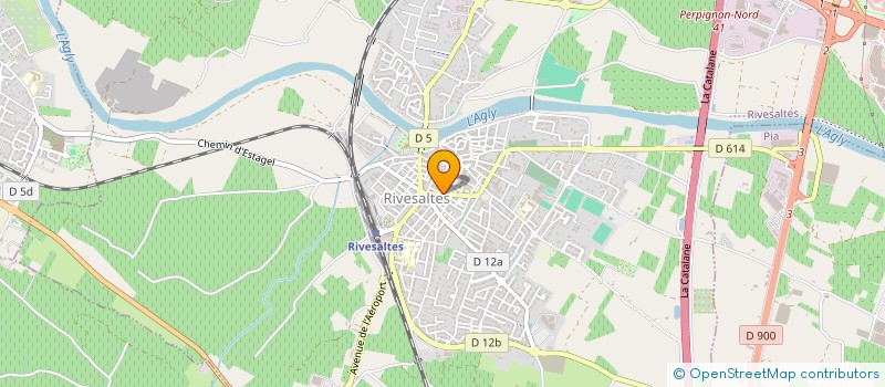 localisation de l'entreprise SCI QUATRE  SAINT-ESTEVE