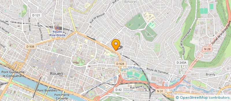 localisation de l'entreprise SCI QUATRE BEAULIEU à ROUEN